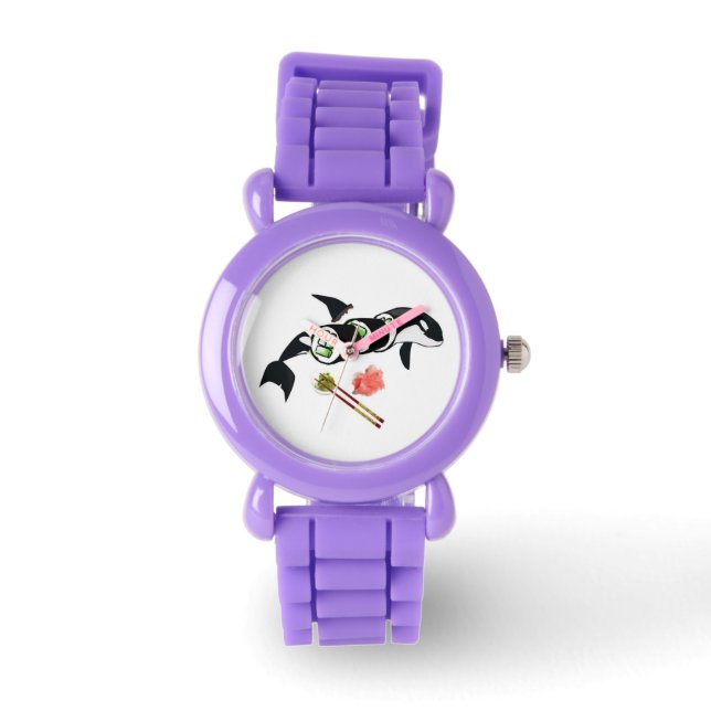 Orca Sushi Horloge (Voorkant)