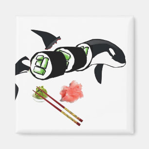 Orca sushi! magneet
