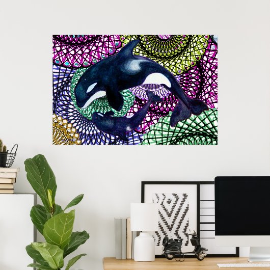 Orca Tribe Poster (Thuiskantoor)