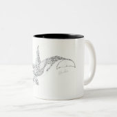 Orca Tweekleurige Koffiemok (Voorkant rechts)