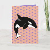 Orca Valentijnsdag Bedankkaart (Voorkant)