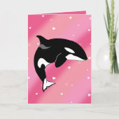Orca Valentijnsdag Bedankkaart (Voorkant)
