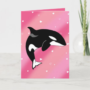 Orca Valentijnsdag Bedankkaart