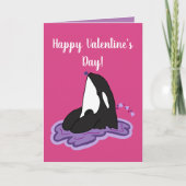 Orca Valentijnsdag Card Kaart (Voorkant)