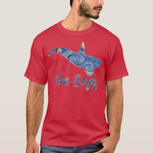 Orca Van Gogh Sterrennacht Art Van Gogh Painting W T-shirt