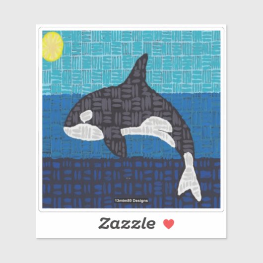 Orca - Vinyl Sticker (Vel)
