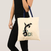 Orca Vrijheid Kunst Grote Boodschappentas Tote Bag (Voorkant (product))