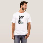 Orca Vrijheid Kunst T-shirt (Voorkant volledig)