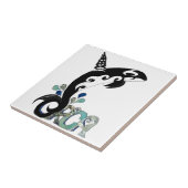 Orca Vrijheid Kunst Tegeltje (Zijkant)