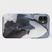Orca walvis doorbreekt het wateroppervlak Case-Mate iPhone case (Achterkant (horizontaal))