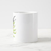 Orca walvis in Kelp Forest inkt art Grote Koffiekop (Voorkant)