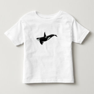 Orca-walvisafbeelding - Kies achtergrondkleur Kinder Shirts