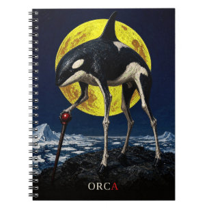 Orca Wandelstok gotische Surrealist Notitieboek