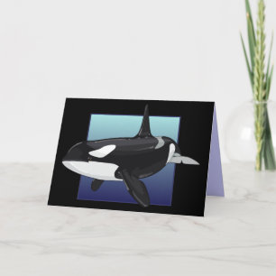 Orca Wenskaart Kaart