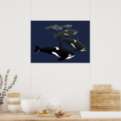 Orca Whale Art Poster Killer Whale Art Prints Gift (Keuken)