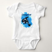 Orca Whale Baby Bodysuit (Voorkant)