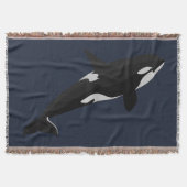 Orca Whale Blanket Killer Whale Art Thlinders Deken (Voorkant)