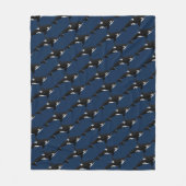 Orca Whale Blanket Killer Whale Fleece Blankets (Voorkant)