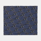 Orca Whale Blanket Killer Whale Fleece Blankets (Voorkant (Horizontaal))