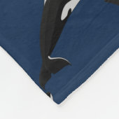 Orca Whale Blanket Killer Whale Fleece Blankets Deken (Hoek)