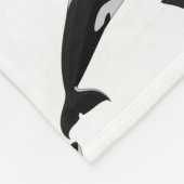 Orca Whale Blanket Killer Whale Fleece Blankets Deken (Hoek)