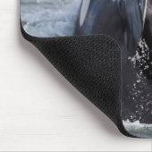 Orca whale breaching muismat (Hoek)