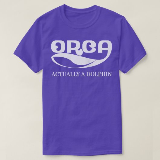 Orca Whale Dolphin Retro Ocean Graphic  Zee T-shirt (Design voorkant)