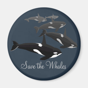 Orca Whale Fridge Magnet Killer Whale Kunstnetten