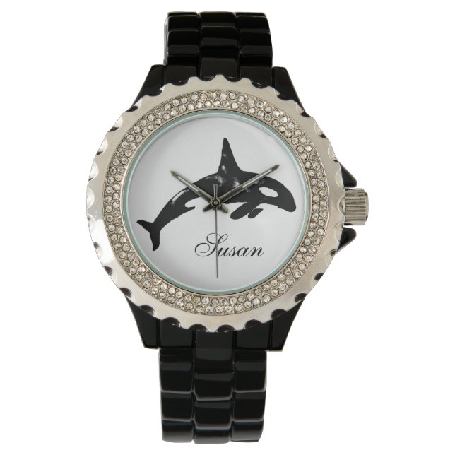 Orca Whale Horloge (Voorkant)