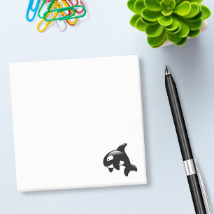 Orca Whale in White Post-it® Notes