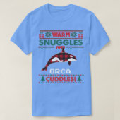 Orca Whale Kerstmis Shirt Pajama Ugly Kerstmis S (Design voorkant)