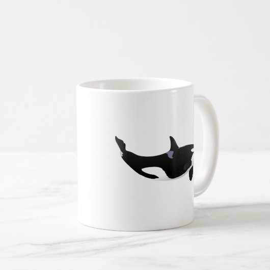 Orca Whale Koffiemok (Voorkant rechts)