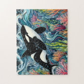 Orca Whale Legpuzzel (Verticaal)