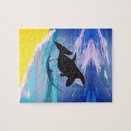 Orca Whale Legpuzzel (Horizontaal)