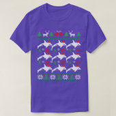 Orca Whale met kerstpajam met sinterklaas T-shirt (Design voorkant)