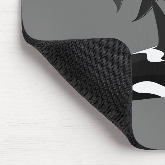 Orca Whale Mousepad Custom Killer Whale Muismat (Hoek)