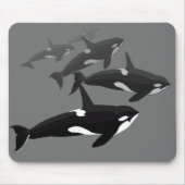 Orca Whale Mousepad Custom Killer Whale Muismat (Voorkant)