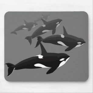 Orca Whale Mousepad Custom Killer Whale Muismat