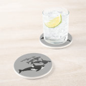 Orca Whale Onderzetters Killer Whale Art Drink Ond (Zijkant)