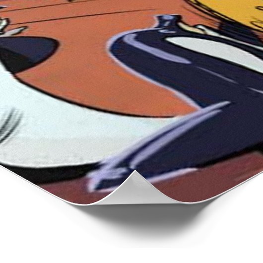 Orca Whale Orchestra Funny Poster (Hoek)