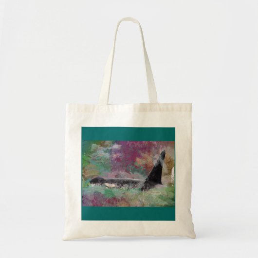 Orca Whale Orcinus Cloud Fantasy Tote Bag (Voorkant)