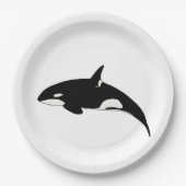 Orca Whale Papieren Bordje (Voorkant)