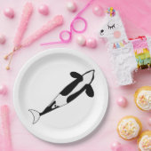 Orca Whale Papieren Bordje (Feest)