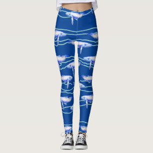 Orca Whale Pattern Leggings