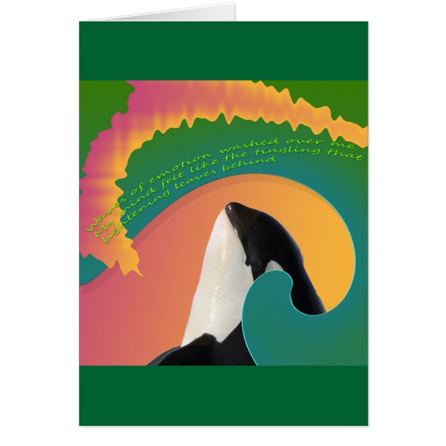 Orca Whale Rainbow Wave (Voorkant)