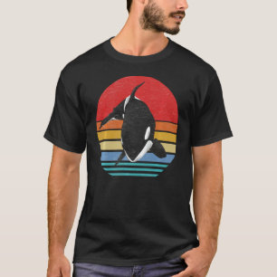 Orca Whale Retro Vintage Animals For StudentStud T-shirt