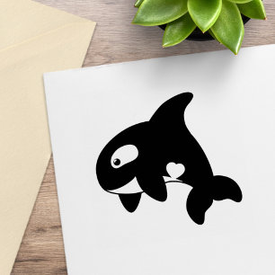 Orca Whale Rubberstempel