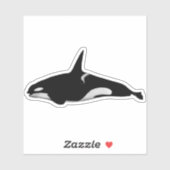 ORCA WHALE STICKER (Vel)