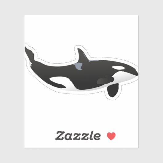 Orca Whale Sticker (Vel)