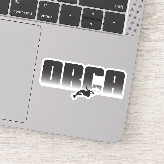 Orca Whale Sticker (Detail)